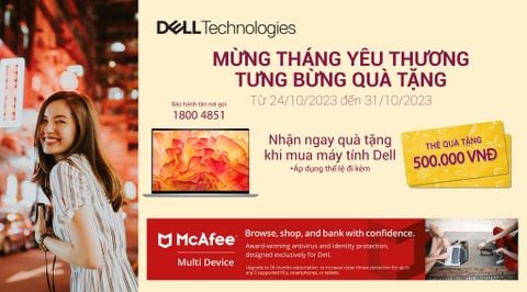 Mừng tháng yêu thương, tưng bừng quà tặng